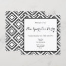 Search for charcoal grey square invitations White