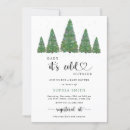 Search for pine tree baby shower invitations Snow