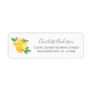 Search for lemon return address labels Minimalist