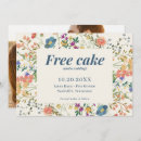 Search for funny flowers postcards Free cake