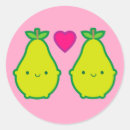 Search for pear stickers Pair