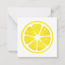 Search for lemon note cards Yellow