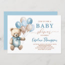 Search for brown baby boy shower invitations Blue