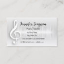 Search for bands business cards Teacher