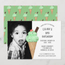 Search for ice cream sundae birthday invitations Summer