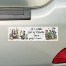 Search for book reader bumper stickers Librarian