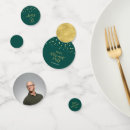 Search for green and gold confetti Modern