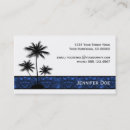 Search for palm tree business cards Chic