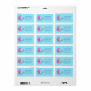 Search for cute mermaid return address labels Ocean