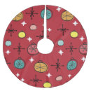 Search for mid century modern tree skirts Atomic era