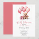 Search for pink teddy bear invitations Simple
