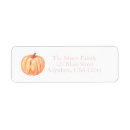 Search for pumpkin birthday return address labels Orange