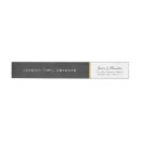 Search for black gold wedding return address labels Rsvp