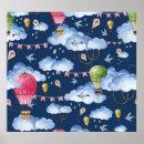 Search for balloon basket posters Watercolor