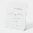 Search for sit anywhere wedding signs Open seating