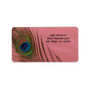 Search for pink feathers return address labels Bird