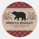 Search for lumberjack plaid stickers Rustic