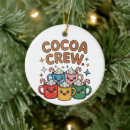 Search for hot chocolate christmas tree decorations Santa