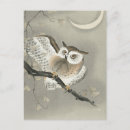 Search for owl ears postcards Ohara koson
