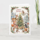 Search for forest christmas cards Woodland animals