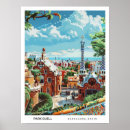 Search for gaudi posters Park guell