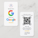 Search for promotional business cards Google review link