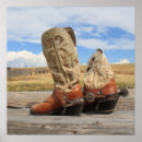 Search for western cowboy boots posters Rustic