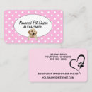 Search for polka dot business cards Heart
