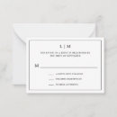 Search for number attending rsvp cards Elegant