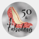 Search for heels stickers 50 and fabulous