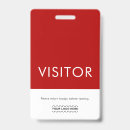 Search for visitor id badges Red