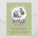 Search for hare christmas cards Rabbit