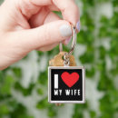 Search for funny valentines day key rings Wife