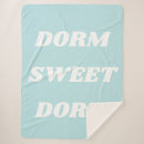 Search for college blankets Dorm sweet dorm