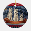 Search for siberian christmas tree decorations Dog