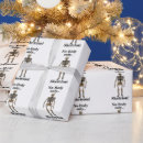 Search for creepy christmas wrapping paper Skeleton