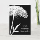 Search for condolences white flower cards Black