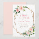 Search for geometric bridal shower invitations Watercolor