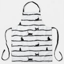 Search for cat silhouette aprons Illustration