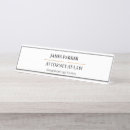 Search for attorney at law name plates Elegant
