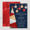 Search for silver and gold christmas invitations Modern
