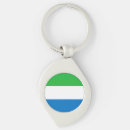 Search for sierra key rings Sierra leone flag