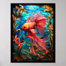 Search for betta posters Siamese fighting fish