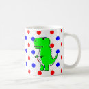 Search for blue and green dinosaur mugs Tyrannosaurus rex