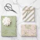 Search for mistletoe wrapping paper Winter