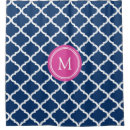 Search for pink and navy shower curtains Modern