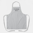 Search for grey stripe aprons Elegant