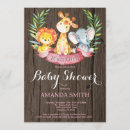 Search for jungle animals baby shower invitations Cute