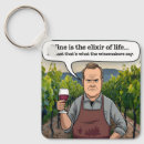 Search for wine humor key rings Cartoon