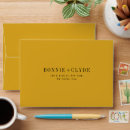Search for mustard yellow envelopes Return address
